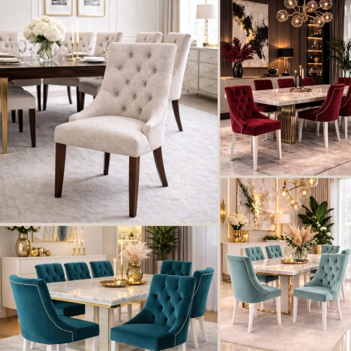 Krzesła Chesterfield